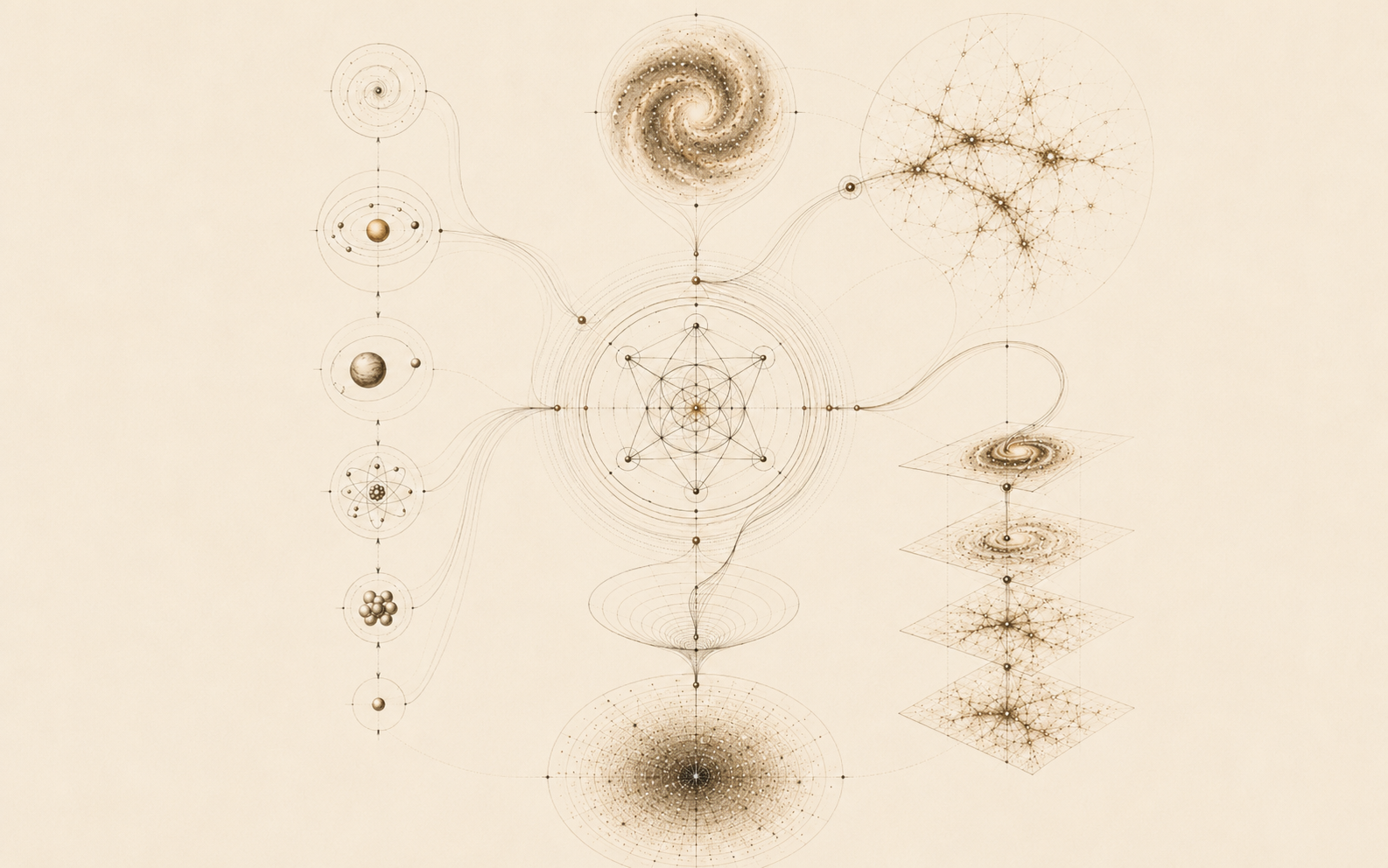 Manuscript-style thumbnail for Cosmic Recursion