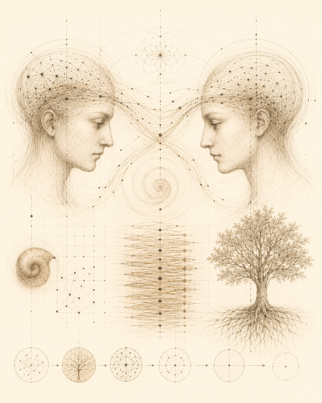 Manuscript-style plate for Persistence Without a Self